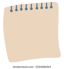 Blank Sticky Note Illustration design