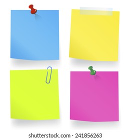 Blank Sticky Notes