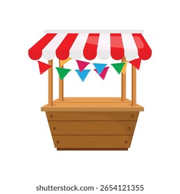 Blank Store Icon Vector Design.