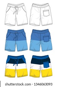 Blank summer surf shorts