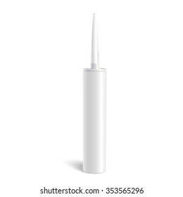 blank super glue isolated on white background