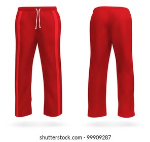 Blank sweatpants design.