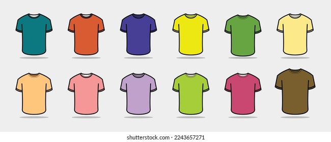 blank t shirt mockup design template