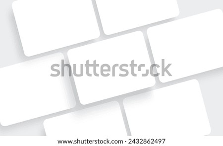 Blank Tablet Computers Screens For Showing Mobile App Designs. Vector Illustration