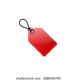 Blank tag icon vector illustration