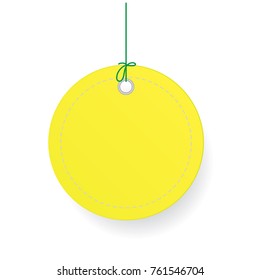 blank tags on background vector illustration
