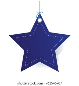 blank tags on background vector illustration
