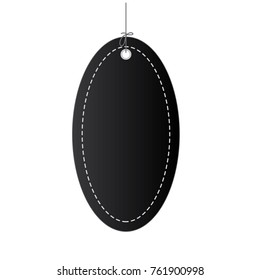blank tags on background vector illustration
