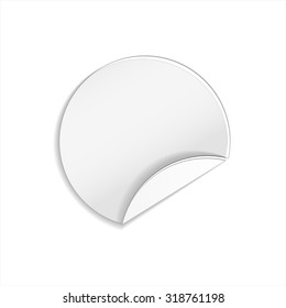 Blank tags template set isolated on a white background. Simple label for your design. Insert your text