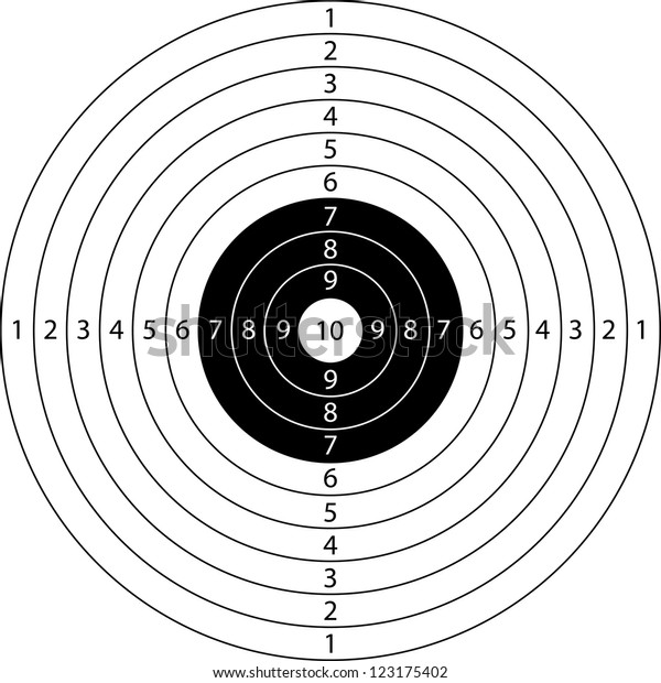 blank target sport\
for shooting competition