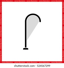 Blank teardrop icon vector EPS 10, abstract sign  flat design,  illustration modern isolated badge for website or app - stock info graphics