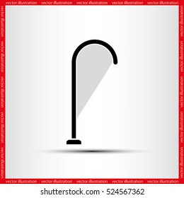 Blank teardrop icon vector EPS 10, abstract sign  flat design,  illustration modern isolated badge for website or app - stock info graphics
