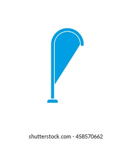 Blank teardrop icon vector illustration EPS 10.