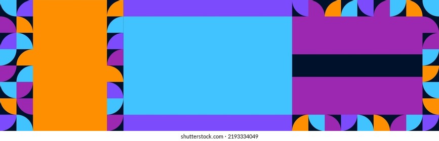 Blank template banner geometric surface backdrop.