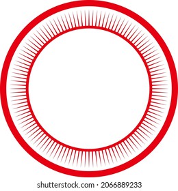 Blank template Circle Vintage and Retro Badge