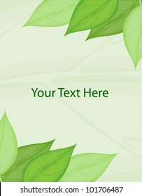 Blank Template Leaf Border Stock Vector (Royalty Free) 101706487 ...