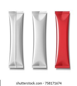 Blank template of packing stick. Vector illustration. Can be use for template your design, promo, adv.