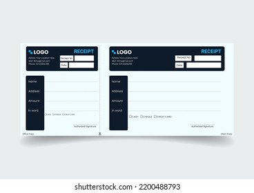 Leere Vorlage des Zahlungsscheins. Checkbook-Seite mit leeren Feldern.