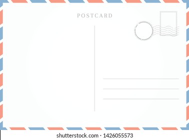 17,860 Postcard back template Images, Stock Photos & Vectors | Shutterstock