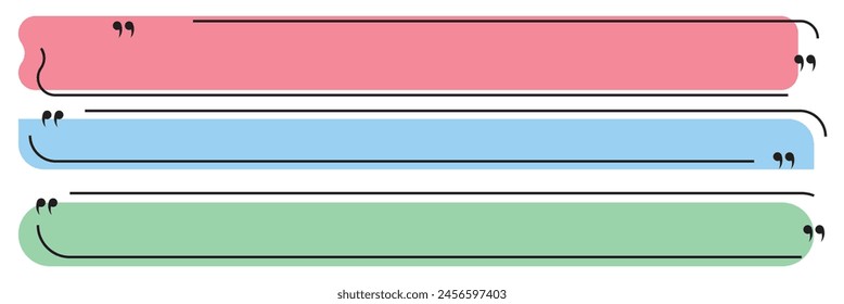  Blank template quote text info design boxes quotation bubble blog quotes symbols. A quote bubble is for text and speech. A quote box frames comments, titles, quotes, chats, blogs, notes, 