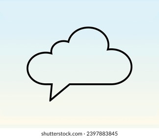 Blank text comic black speech bubbles in pop art style	