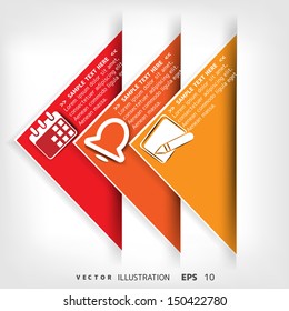 Blank for text with infographic elements