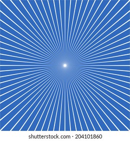 Blank Text Speed - White Lines graphic effects for comic on blue background