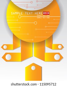 Blank for text,abstract background,Vector