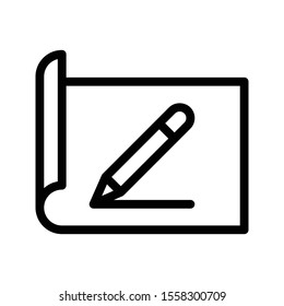  blank thin colour line icon 