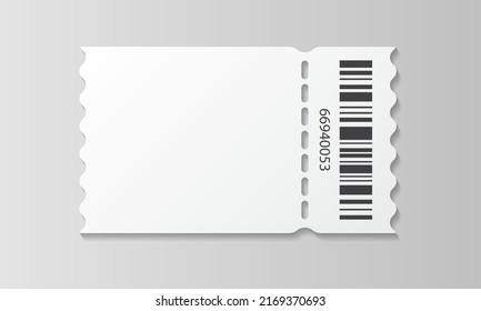 clipart ticket black white barcode
