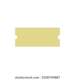 Ilustración vectorial de Plantilla de boletos en blanco