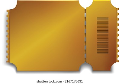 Blank-Tickets mit Barcode