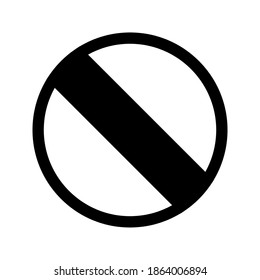Blank traffic sign set. Easy to edit vector image.