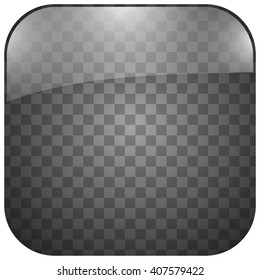 blank transparent app button