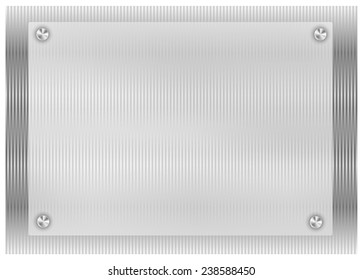 Blank Transparent Frame on Metallic Background