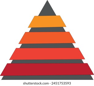 A Blank Triangle Hierarchy Template