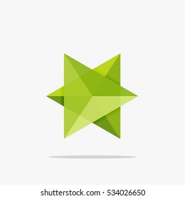 Blank triangle layout business template, infographic background