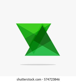 Blank triangle layout business template, infographic background