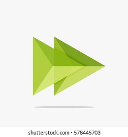 Blank triangle layout business template, infographic background