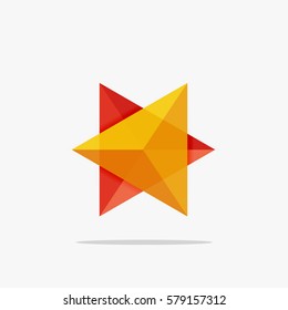 unscharfer Dreieck-Layout-Businessvorlage, Infografik-Hintergrund
