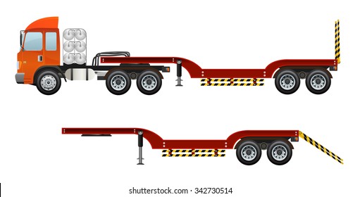 blank truck tailor vector design