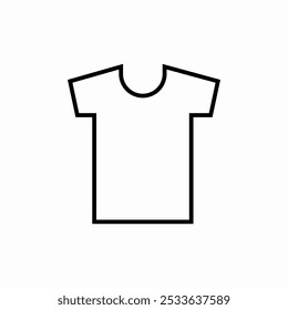 blank tshirt icon sign vector