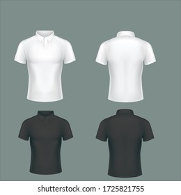 Blank T-shirt template. Solid color easy to change