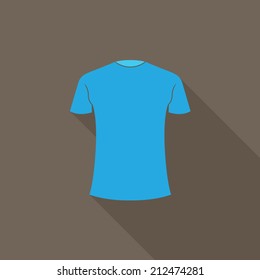 Blank t-shirt template - Vector - Shutterstock ID 212474281