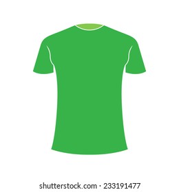 Blank t-shirt template - Vector