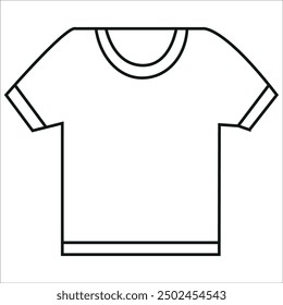 Blank t-shirt template vector design