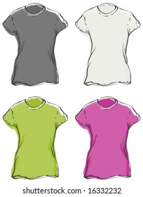 Womenâ??s Blank T-Shirts