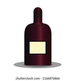 Blank tube cosmetic pac isolated on white background. 
Tube forperfume. Realistic mockup tools, mock up vector illustration.