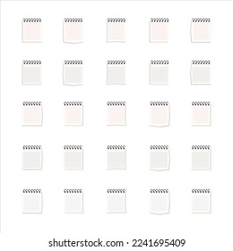 Blank Various Notebook Variation Collection