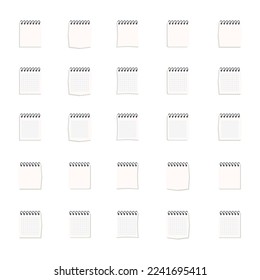 Blank Various Notebook Variation Collection Set